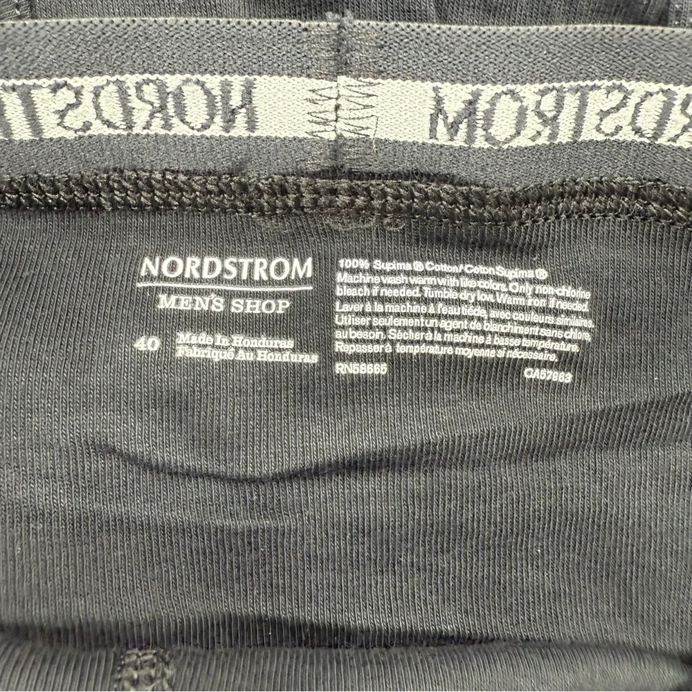 Nordstrom Men’s Supima Cotton Black Briefs Size Large 40 Underwear NWOT